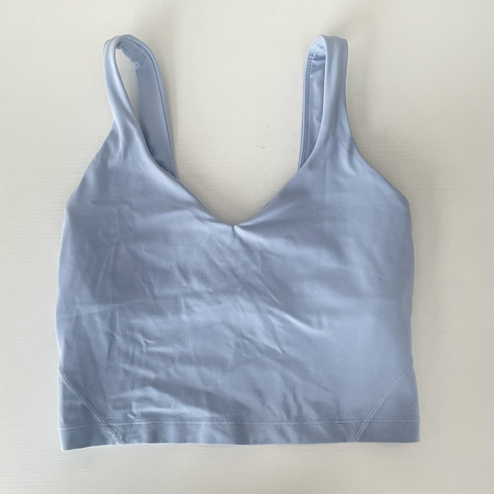 light blue lululemon align tank *size 4*